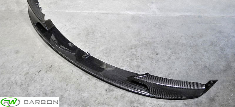 RW-Carbon-Fiber-Front-Lip-Spoiler-BMW-F30-3-Series-Wet-Prepreg-Carbon