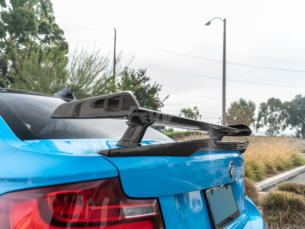 Performance Style DTM Wing gets mounted onto this F87 M2 - RW Carbon's Blog